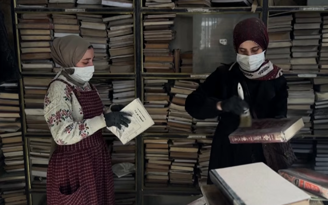 Gaza-benevoles-chevet-bibliotheques