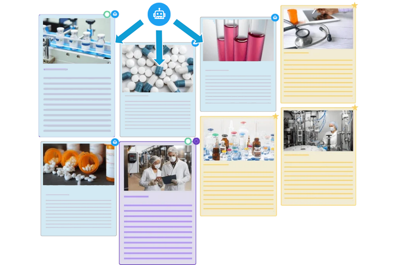 L'intelligence artificielle transforme le veilleur en véritable chef d'orchestre de la donnée stratégique. (Cikisi) visuel-cikisi-schema-solution-veille-askmila-gestion