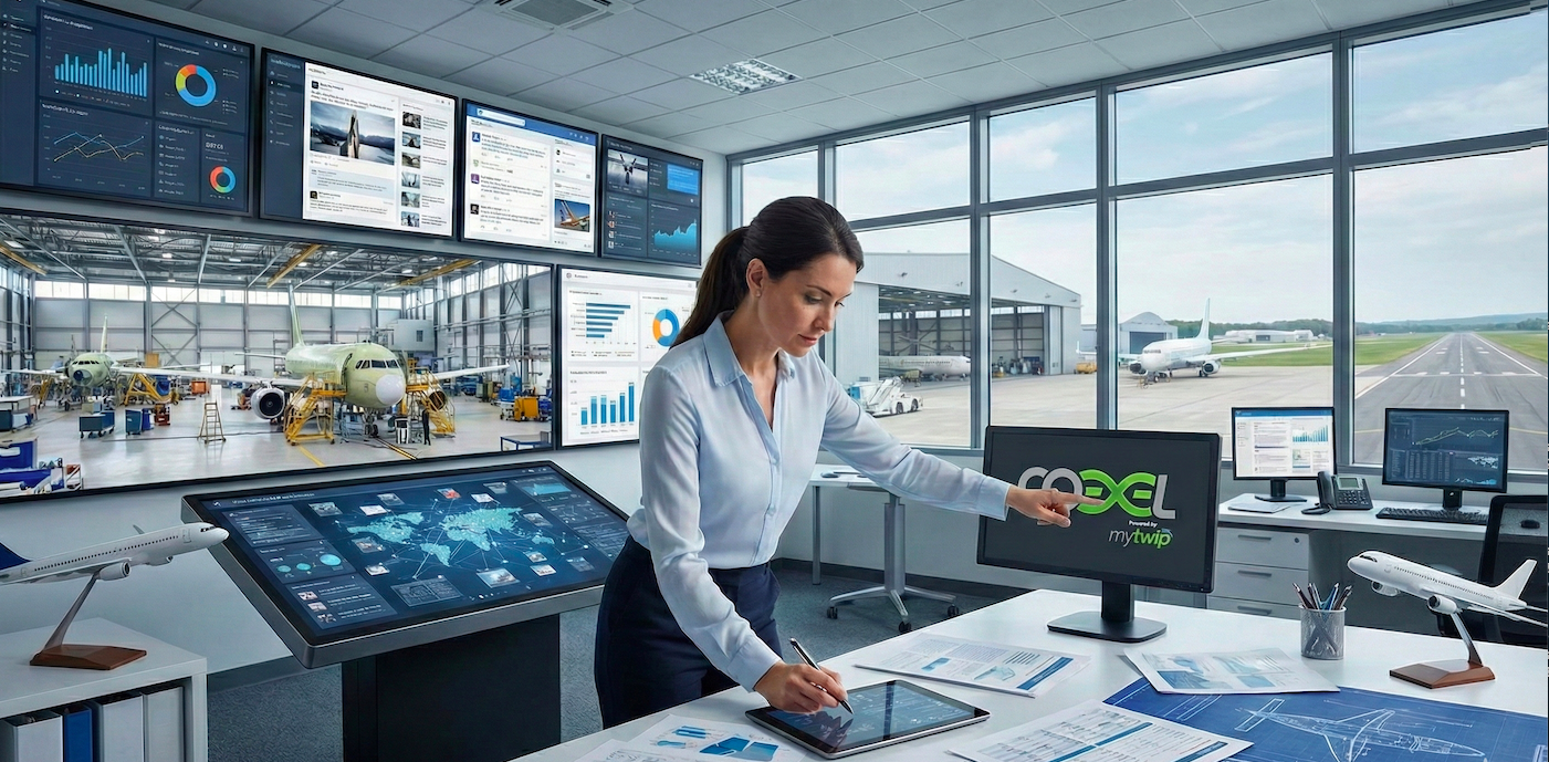 Une femme analysant des données