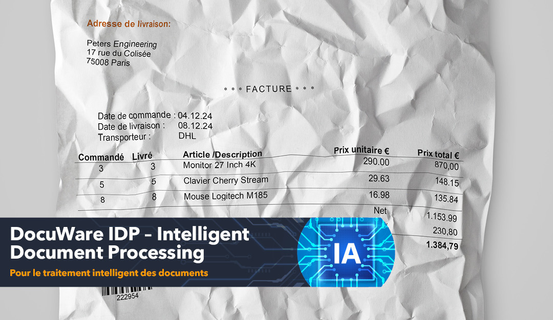 La gestion documentaire intelligente Modernisez votre gestion documentaire avec notre DocuWare IDP