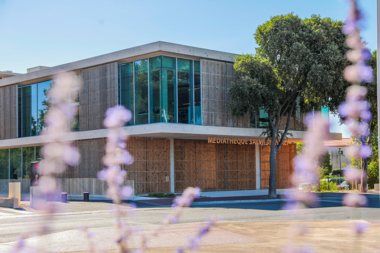 Vue extérieure de la médiathèque Salvador Dali (Ville de Perpignan) nouvelle-mediatheque-Salvador-Dali-ouvre-portes-Perpignan