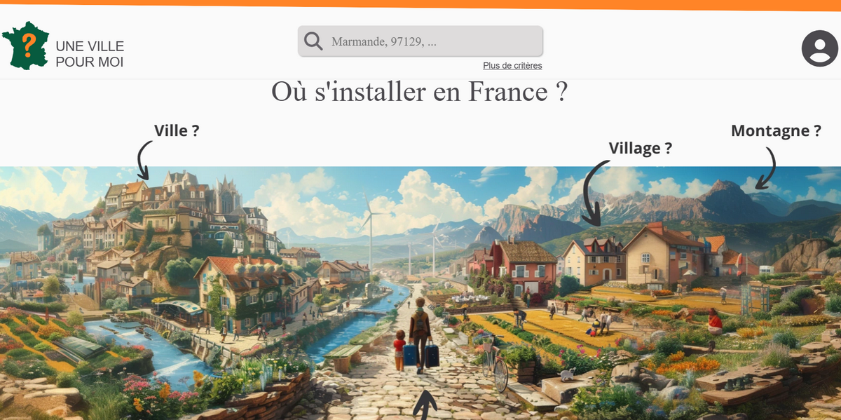 "Comme un site de rencontre, l’idée d’Une ville pour moi est de faire “matcher” des profils et des villes", explique Fanny Parganin, fondatrice d’Une ville pour moi. (DR) rex-open-data-une-ville-pour-moi