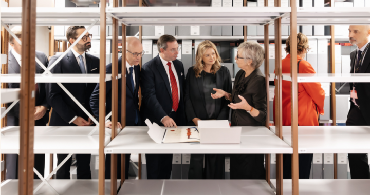 Guillaume V lors de l'inauguration du nouveau site des Archives nationales du Luxembourg (© Maison du Grand-Duc / Kary Barthelmey) Grand-Duc-Luxembourg-inaugure-nouveau-site-Archives-Nationales-luxembourgeoises
