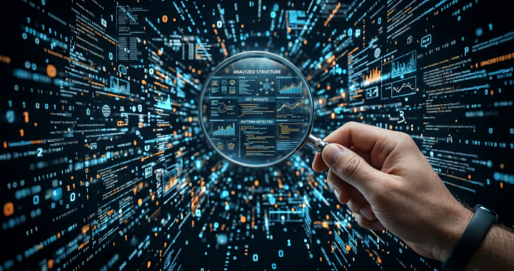 main-tenant-une-loupe-sur-un-nuage-desorganise-de-donnees