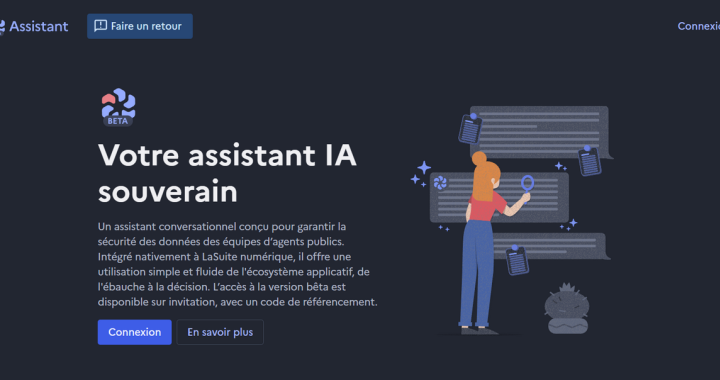 Près d’un million d’agents du réseau interministériel de l'État pourront avoir accès à "L'Assistant". (Gouvernement) plan-amiel-ia-dans-etat
