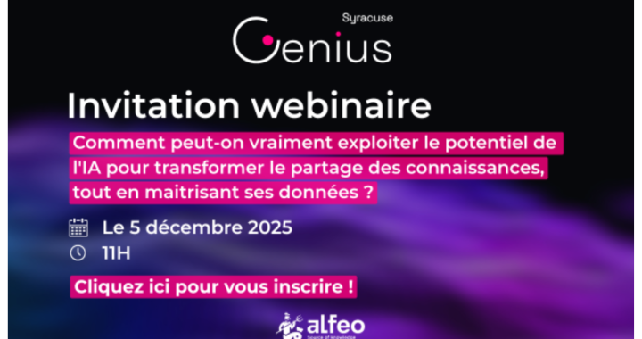 Webinaire - IA souveraine & Knowledge Management IA souveraine & Knowledge Management : enrichir, révéler et maîtriser la connaissance