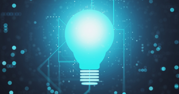 La Journée Archimag dédiée à la veille revient le 20 novembre 2025 ! (Freepik/pixelshunter) symbole-d-ampoule-rougeoyante-sur-une-idee-d-arriere-plan-numerique-bleu-et-un-concept-technologique-de-rendu-3d