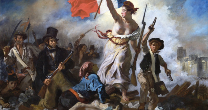 "La liberté guidant le peuple", huile sur toile d’Eugène Delacroix (1830). (Musée du Louvre Peintures RF 129 — après restauration 2024. Photo Shonagon / Wikimedia Commons) souverainete-numerique-champions-francais