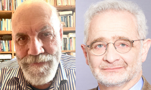 Nicolas Curien, membre fondateur de l’Académie des technologies et Thierry Weill, coanimateur du groupe “lutte contre les informations toxiques” de l’Académie des technologies. (DR) desinformation-intelligence-artificielle-reseaux-sociaux-esprit-critique