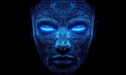 visage-numerique-futuriste-avex-des-yeux-brillants-sur-fond-sombre