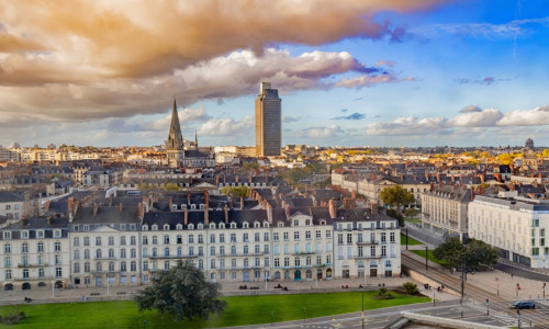 Vue de la ville de Nantes