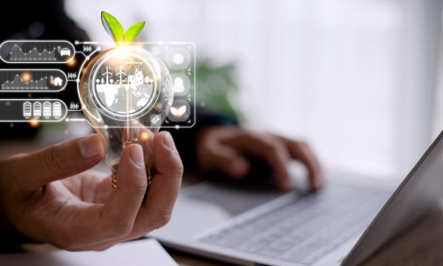 Mesurer les émissions, réduire les volumes stockés, mobiliser les parties prenantes et inscrire les actions dans la durée permettent de diminuer l’impact environnemental d’un projet numérique. (user850788/Magnific) numerique-responsable-empreinte-carbone-digitalisation
