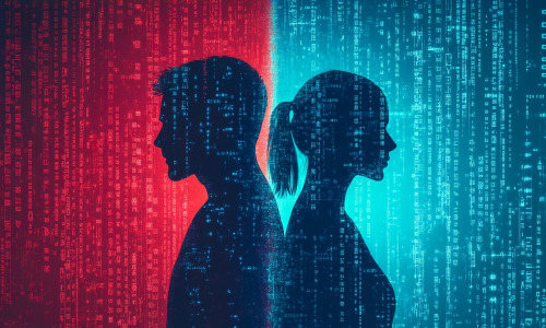 Un modèle d’IA qui ne sélectionne que des profils masculins ou féminins pour certains types de postes n’est pas biaisé. C’est le monde réel, tel qu’il se reflète dans les données d’apprentissage, qui l’est. (Choudhary88991/Freepik) biais-algorithmiques-modeles-ia