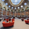 La salle Ovale du site Richelieu de la BnF (Archimag / Bruno Texier) College-France-BnF-devoilent-patrimoine-documentaire-scientifique