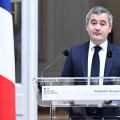 Gérald Darmanin, ministre de la Justice (© Cédric Bufkens/ministère de la Justice) Zero-papier-IA-nouveaux-services-en-ligne-choc-numerique-justice-lance