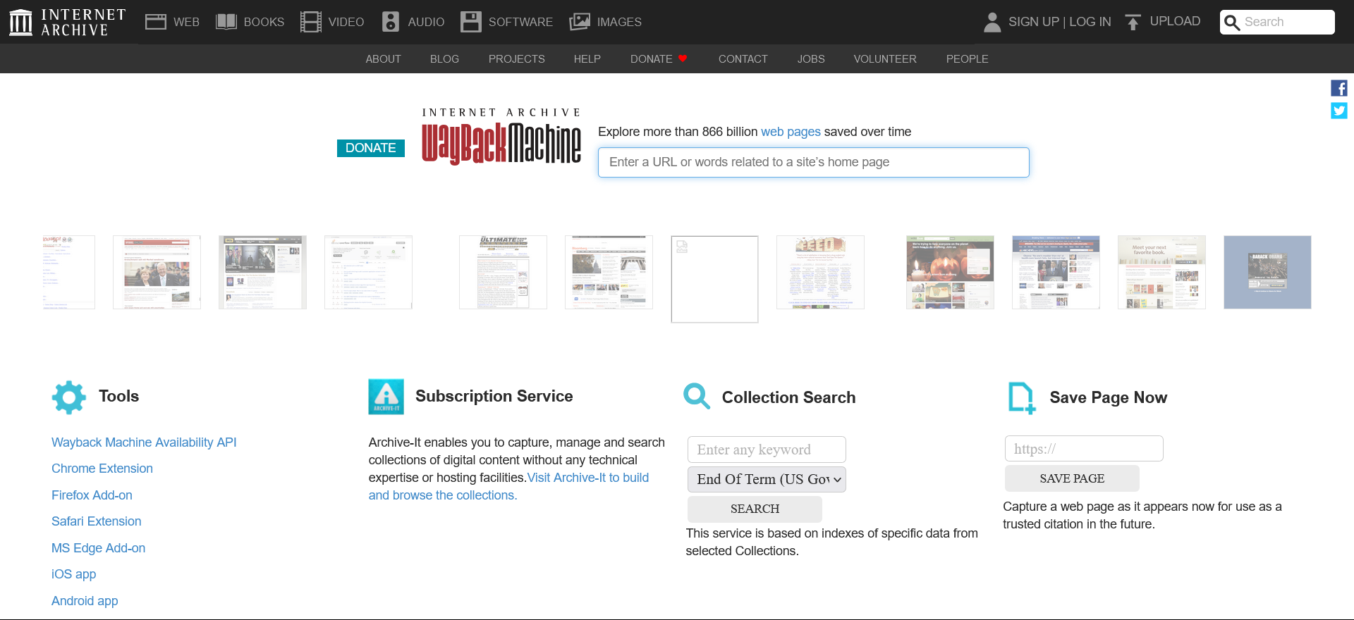 Waybackmachine Website Archive Google donne accès aux archives du web via WayBack Machine | Archimag